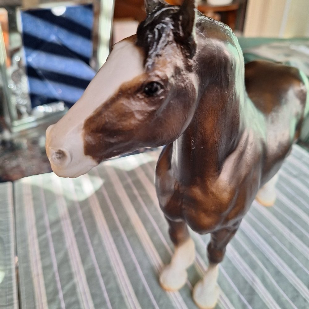 Breyer #856 Shire Clydesdale Mare Dark Chestnut